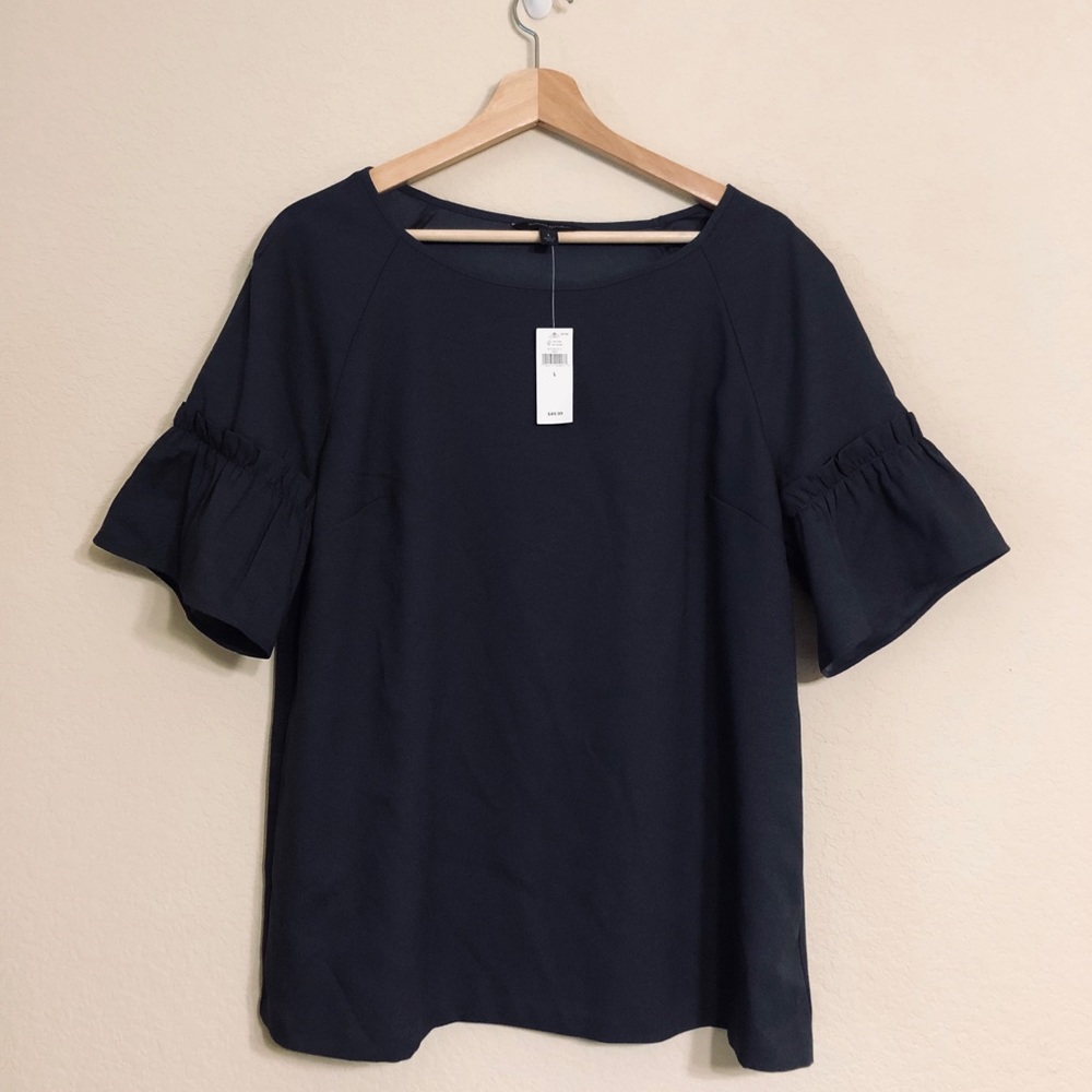 BANANA REPUBLIC Lantern Sleeve Top